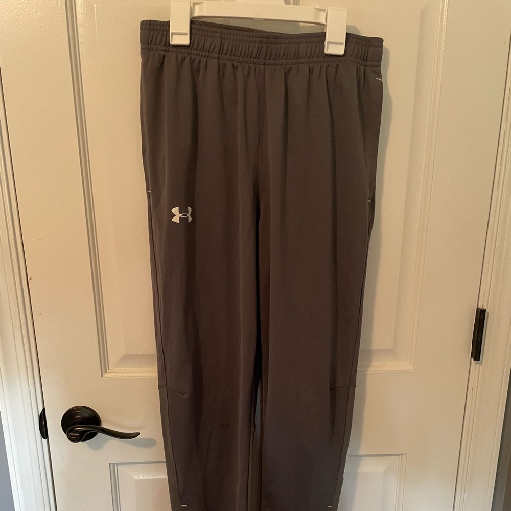 Grey under armour sweatpants